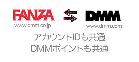 DMMとFANZAはアカウント共通